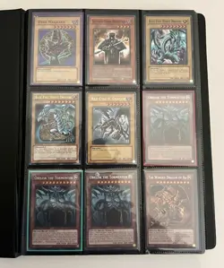 Yugioh Binder Lot Dark Magician Blue-Eyes White Dragon Red-Eyes Black Dragon - Image 2