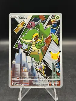 Pokemon TCG Snivy MEP 049 First Partner Series 2 Black Star Promo NM - Image 1