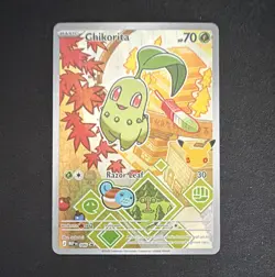 Pokemon Chikorita 046 ME Mega Evolution Promo First Partners Series 2 Holo EN - Image 1