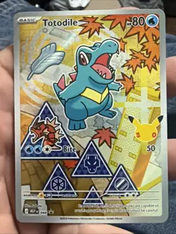 Pokemon TCG Totodile 048P Mega Evolution First Partner Series 2 - Image 1