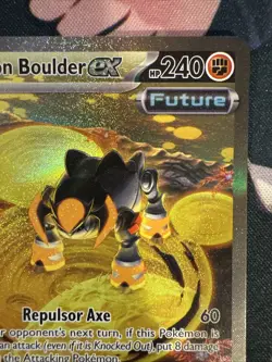 Pokemon TCG Iron Boulder EX Scarlet & Violet Temporal Forces 207/162 Card NM - Image 5