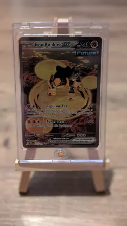 Pokemon TCG Iron Boulder EX 207/162 Scarlet Violet Temporal Forces NM/M - Image 1