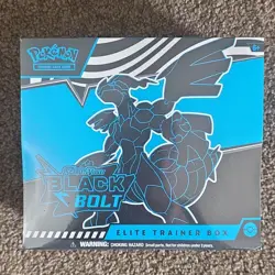 Pokemon TCG Scarlet & Violet: Black Bolt Elite Trainer Box English 9 Packs 6+ - Image 1