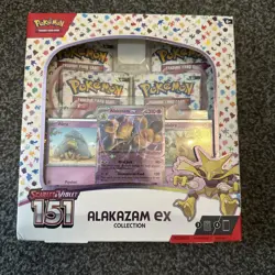 1x Pokemon 151 Alakazam EX Collection Box | Scarlet & Violet | New & Sealed 820650853128 - Image 1