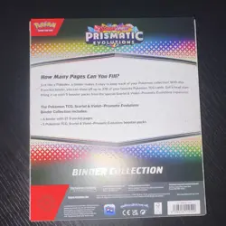 Pokemon TCG Scarlet & Violet—Prismatic Evolutions Binder Collection Eevee - Image 3