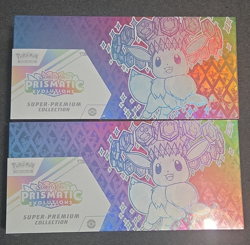 Pokemon TCG Prismatic Evolutions Super-Premium Collection Box Lot of 2 - Image 1