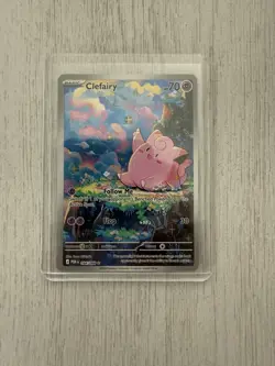 Pokemon TCG Mega Evolution Perfect Order Clefairy Full Art Card Rare 094/088 NM - Image 1