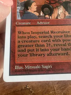 Imperial Recruiter Portal MTG Magic the Gathering Card - Image 3