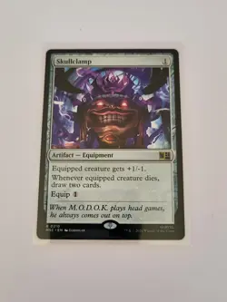 Skullclamp MTG Marvel Super heroes Rare Artifact - Magic The Gathering Card - Image 1