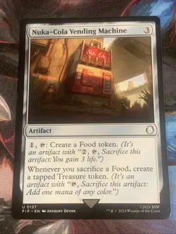 MTG Magic: The Gathering Fallout NUKA-COLA VENDING MACHINE Unc Artifact NM - Image 1