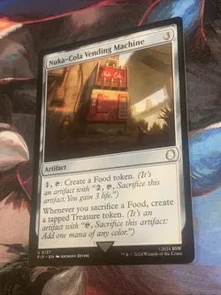 MTG Magic: The Gathering Fallout NUKA-COLA VENDING MACHINE Unc Artifact NM - Image 2