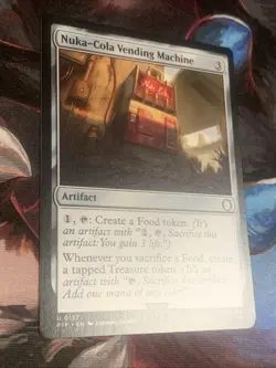 MTG Magic: The Gathering Fallout NUKA-COLA VENDING MACHINE Unc Artifact NM - Image 3
