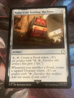 MTG Magic: The Gathering Fallout NUKA-COLA VENDING MACHINE Unc Artifact NM - Image 4