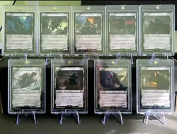 The Lord of the Rings - Nazgul Set All 9 Nazgul Cards NM - Magic MTG (Non Foil) - Image 1