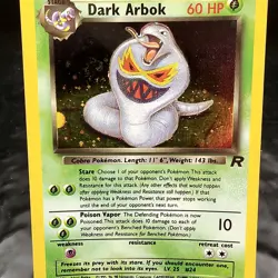 Dark Arbok Holo Rare 2/82 Team Rocket Pokemon TCG Card Vintage 1999 WOTC ✨ - Image 1