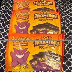 Pokemon TCG Trick or Trade Booster Bundle 40 Packs 120 Cards English Booster - Image 1