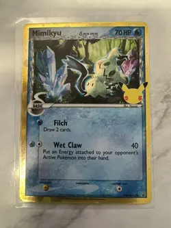 Mimikyu SWSH136 Holo Celebrations Sword & Shield Black Star Promo Pokemon NM - Image 1