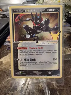 Greninja Gold Star Celebrations Promo Holo SWSH144 English Pokemon TCG SEALED - Image 1