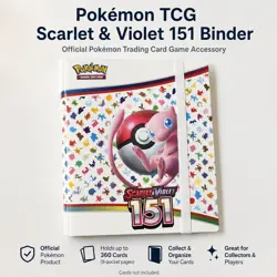 Pokemon Scarlet & Violet 151 - Mew Binder Collection - Binder Only NO CARDS - Image 1