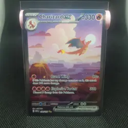 Charizard ex 199/165 Scarlet & Violet 151 SIR Pokemon TCG Special Illustration - Image 1