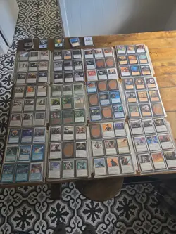 Massive Vintage MTG Card Collection Lot 1000 Cards 60 Pages Binder Sleeves - Image 1