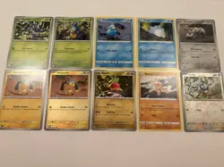 Yuka Morii Pokemon Card Lot - Lot Of 10 Cards - NM/LP - 2 Reverse Holos - Image 1