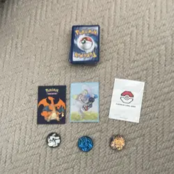 50x Pokemon Card Job Lot Bundle - Includes Bonus Game Coin and one card case! - Image 1