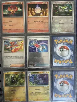 Pokemon TCG White Flare 7 Pokeball Reverse Holo Card Bundle NM Job Lot - Image 1