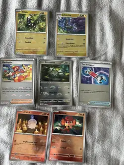Pokemon TCG White Flare 7 Pokeball Reverse Holo Card Bundle NM Job Lot - Image 2