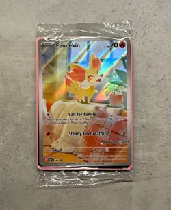 Fennekin MEP 080 | Sealed Pokemon Center Stamped Black Star Promo | English - Image 1