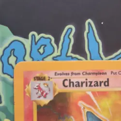 Pokemon TCG Charizard 4/102 Base Set Holo Rare English 1999 Stage 2 120HP - Image 2