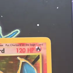 Pokemon TCG Charizard 4/102 Base Set Holo Rare English 1999 Stage 2 120HP - Image 3