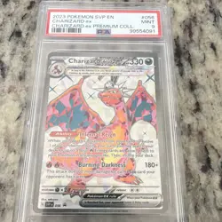 The Pokemon Company Charizard ex 056 SVP 2023 EN PSA 9 Holo Promo Tera - Image 4