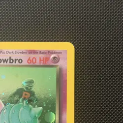 Pokemon TCG Dark Slowbro 12/82 1st Edition Holo Team Rocket Rare WOTC Near Mint - Image 3