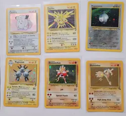 Wizards Pokemon TCG Holo 12 Card Lot Base Set 2/Team Rocket Gyarados - Image 2