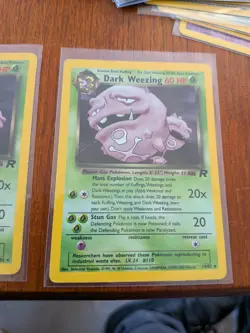 Pokemon Dark Wheezing Non Holo Rare TCG Card 14/82 Team Rocket Series - Image 1