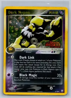 Dark Hypno 6/109 Holo Rare Team Rocket Returns Pokemon Reverse Holo LP - Image 1