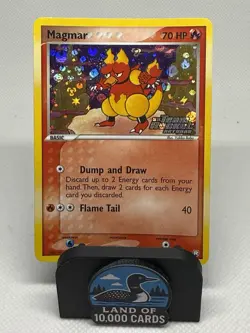 Magmar 44/109 Reverse Holo Pokemon EX Team Rocket Returns Stamped NM - Image 1