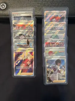 Pokemon TCG Full Art Trainer Lot of 11 Ultra Rare Boss's Orders Roxanne Candela - Image 1