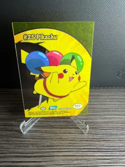 2000 Topps Pokemon TV Animation PIKACHU PC1 Clear Card #REFP09 - Image 3