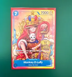 Bandai One Piece CCG Monkey D Luffy P-043 Promo Foil Character Card 7000 EN - Image 1
