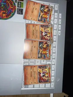 Pokemon Fire Rare Mixed Card Lot - Image 1