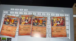 Pokemon Fire Rare Mixed Card Lot - Image 2