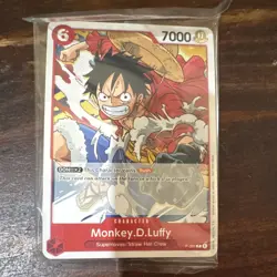 Bandai One Piece Card Game Monkey D. Luffy Promo Character P-001 7000 - Image 1