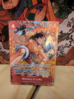 One Piece TCG Monkey D. Luffy OP16-015 SR Alt Art Foil - English - Image 1