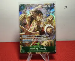 One Piece CG: Monkey D. Luffy ST30-012 SR Parallel Start Deck EX - English NM - Image 3