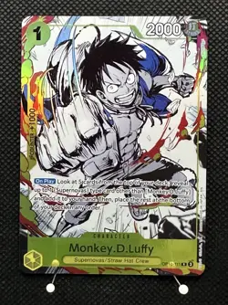 2025 One Piece OP10-111 Premium Card Collection VOL 1 Monkey D Luffy Promo - Image 1