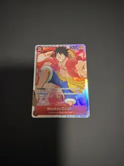 ONE PIECE Card Game Romance Dawn OP01-024 Monkey D Luffy Super Rare - Image 1