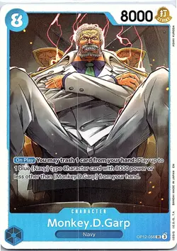 One Piece Card Game TCG OP12-056 Monkey.D.Garp SR Foil OP12 English NM - Image 1