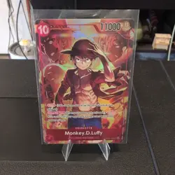Monkey D. Luffy (Treasure Booster Promo) ST10-006 One Piece TCG Foil NM - Image 1